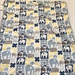 Dwell Studio Reversible Blanket Elephants